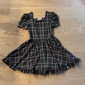 Little Stocking Co Forest Plaid Mod Twirl Dress